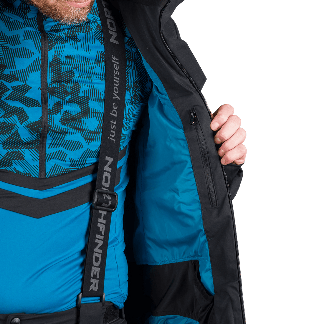 BU-5349SNW men's ski insulated comfort jacket ZYGMUNT