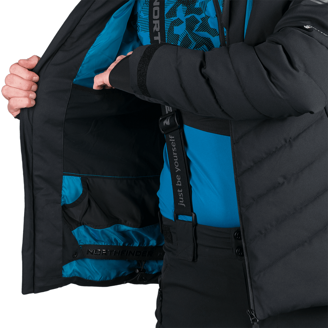 BU-5349SNW men's ski insulated comfort jacket ZYGMUNT