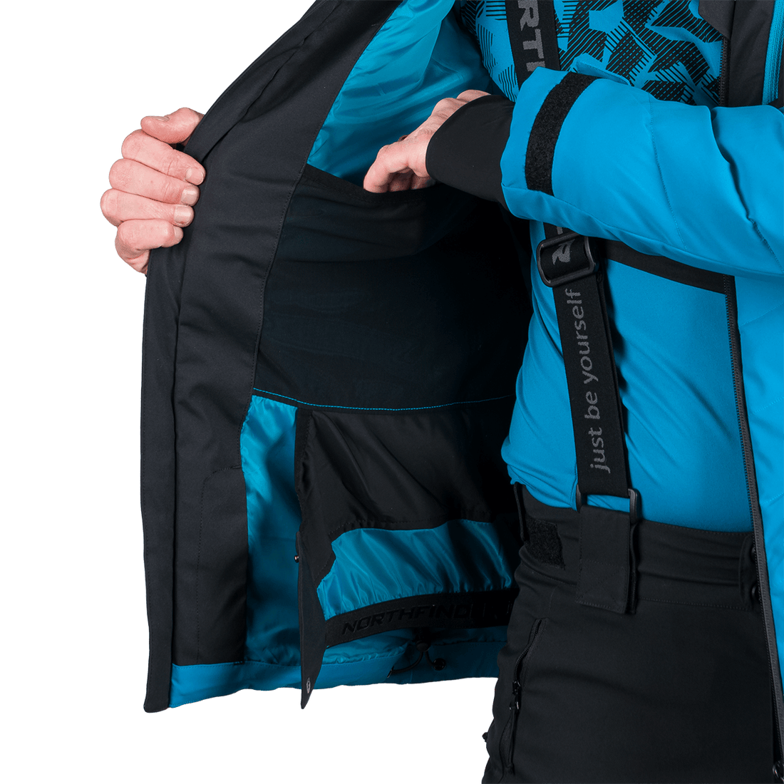 BU-5349SNW men's ski insulated comfort jacket ZYGMUNT
