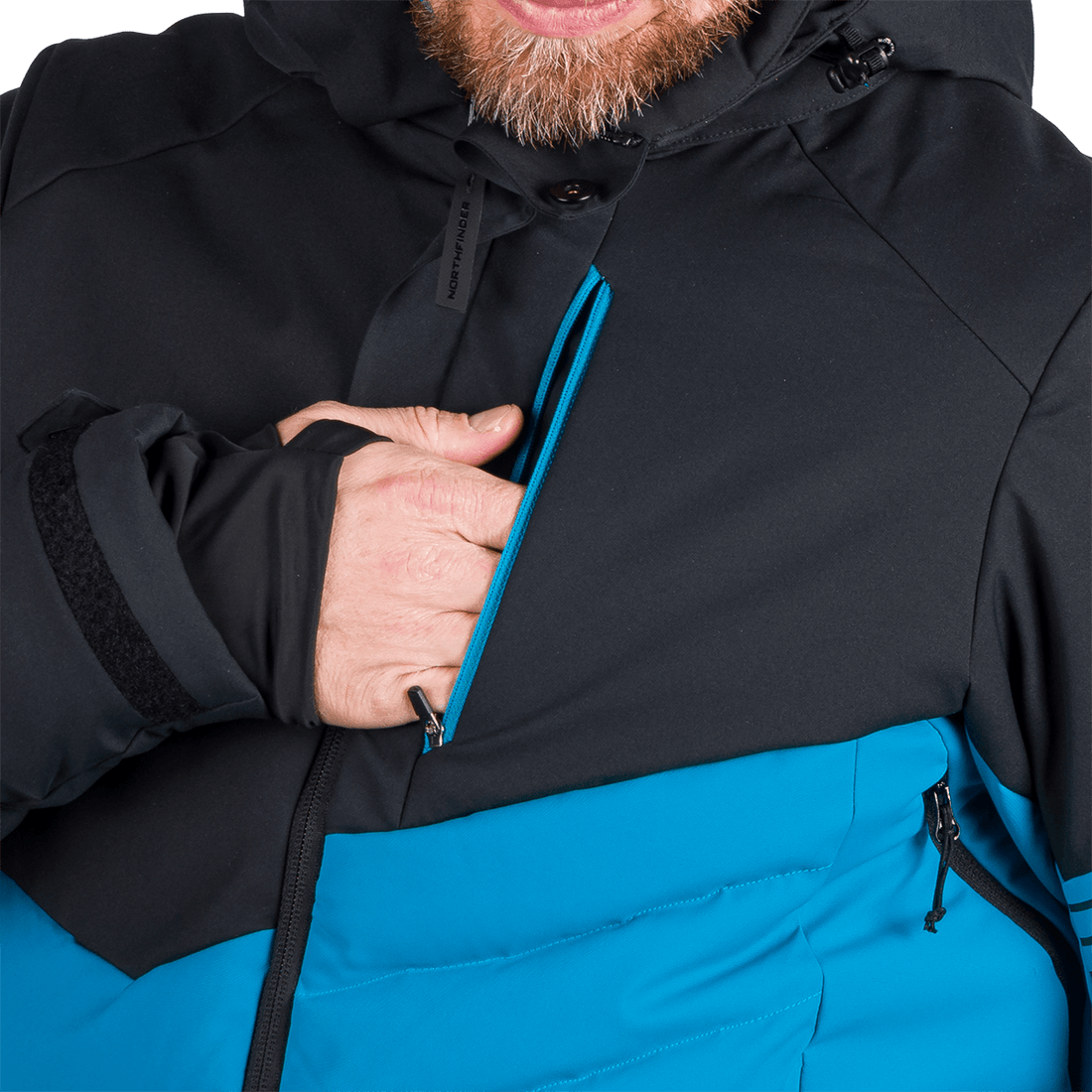 BU-5349SNW men's ski insulated comfort jacket ZYGMUNT