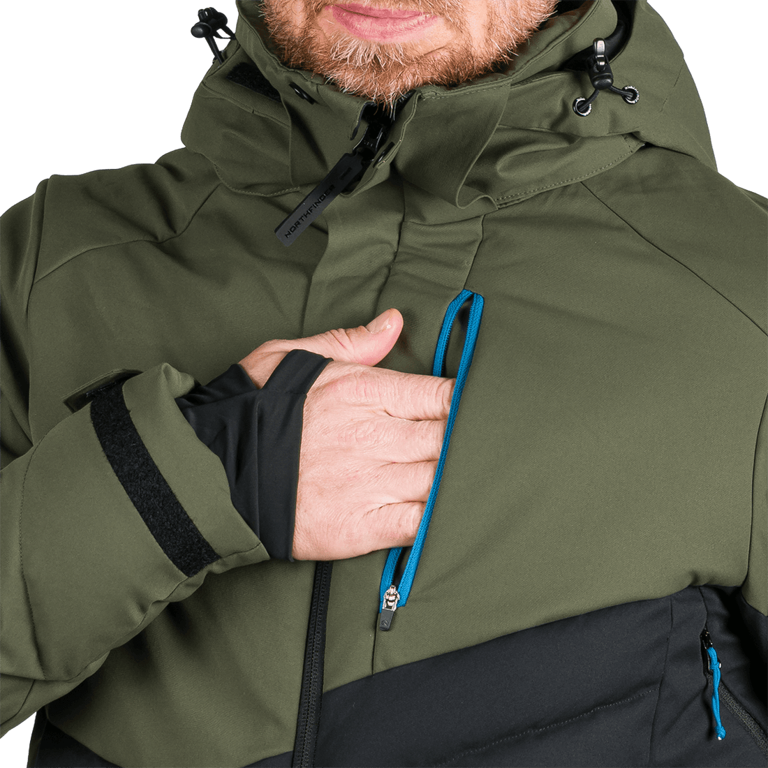 BU-5349SNW men's ski insulated comfort jacket ZYGMUNT