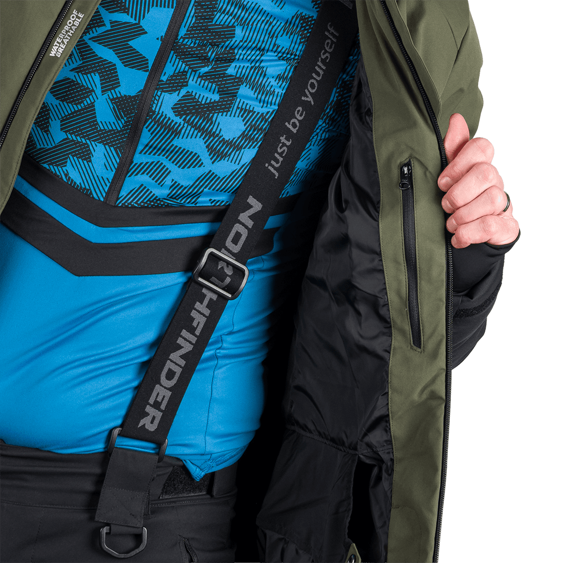 BU-5349SNW men's ski insulated comfort jacket ZYGMUNT