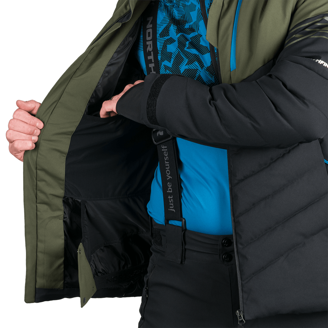 BU-5349SNW men's ski insulated comfort jacket ZYGMUNT