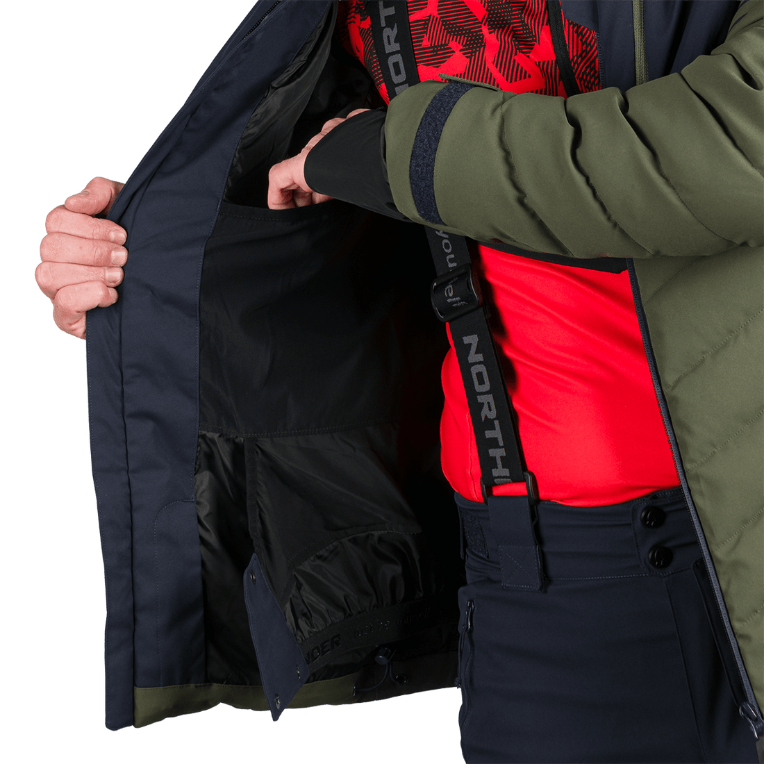 BU-5349SNW men's ski insulated comfort jacket ZYGMUNT