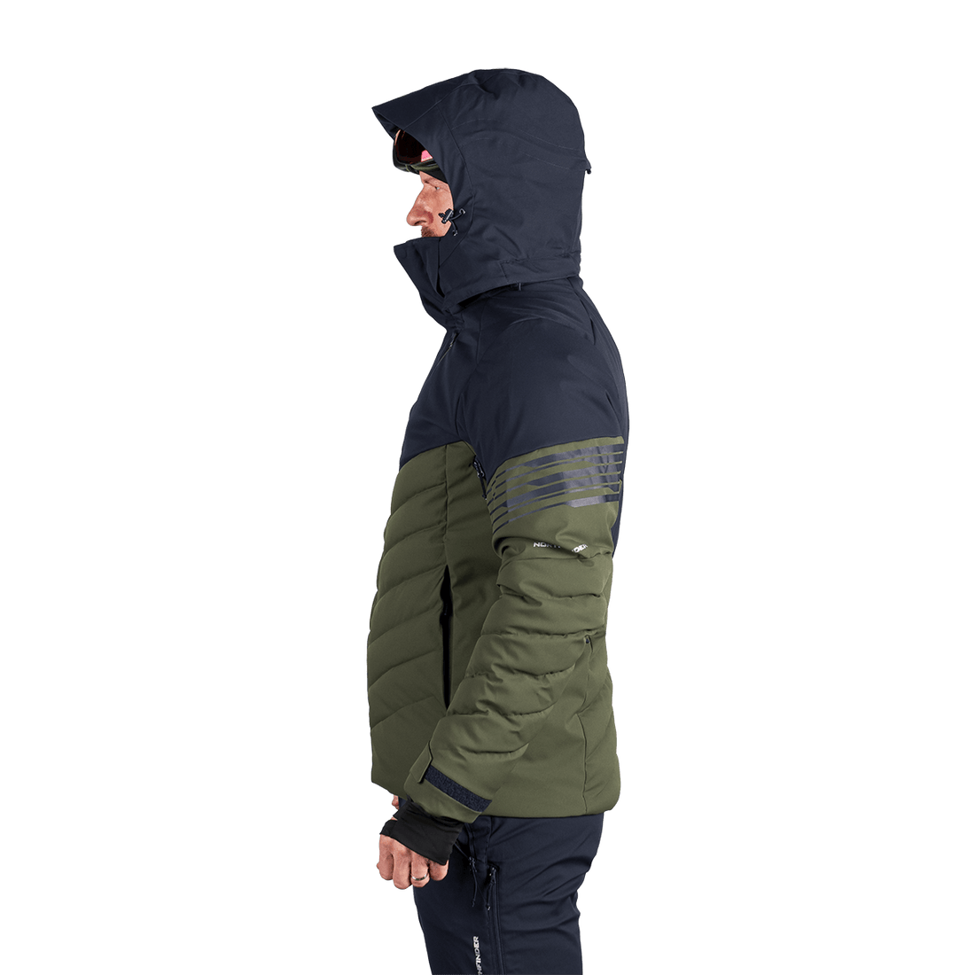 BU-5349SNW men's ski insulated comfort jacket ZYGMUNT
