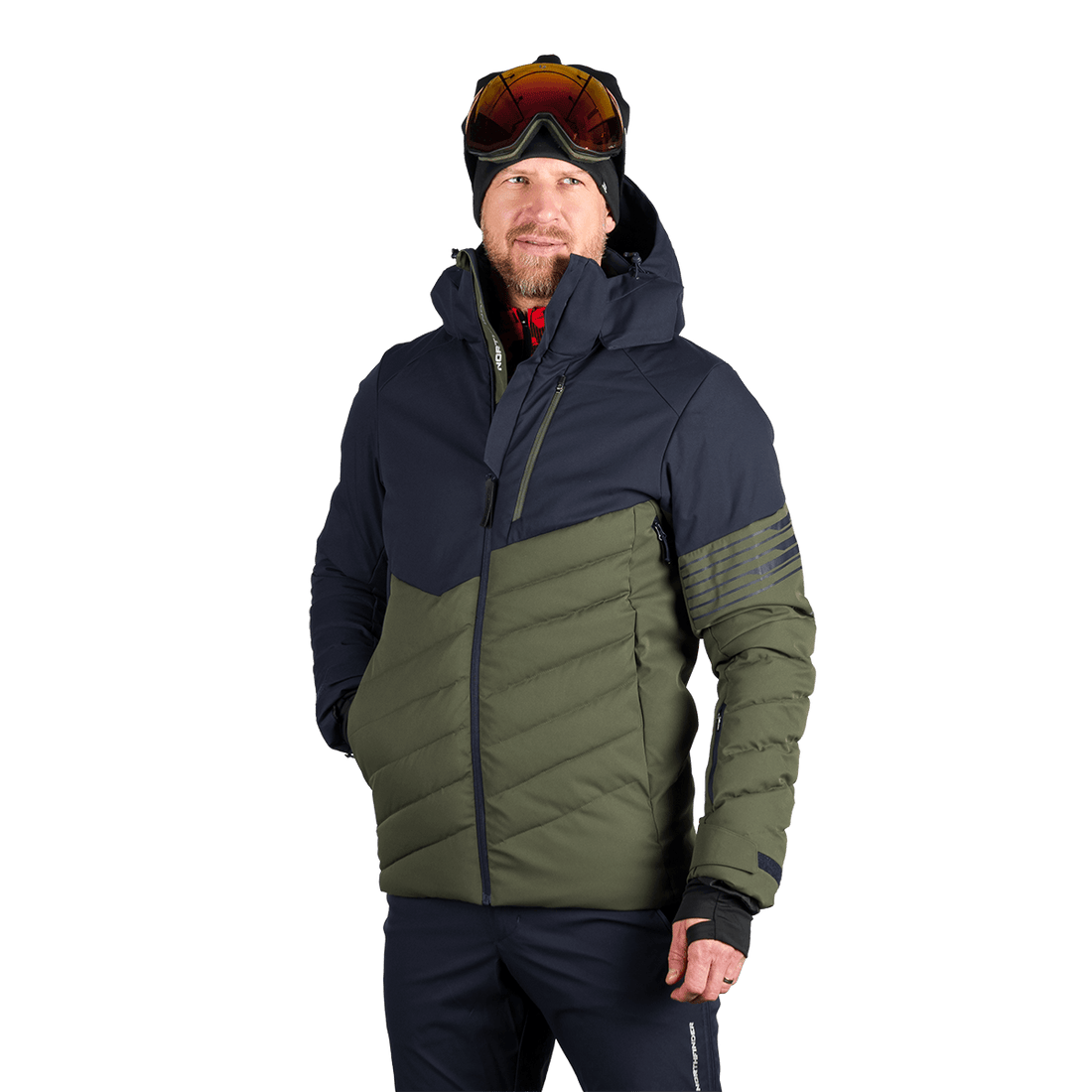 BU-5349SNW men's ski insulated comfort jacket ZYGMUNT