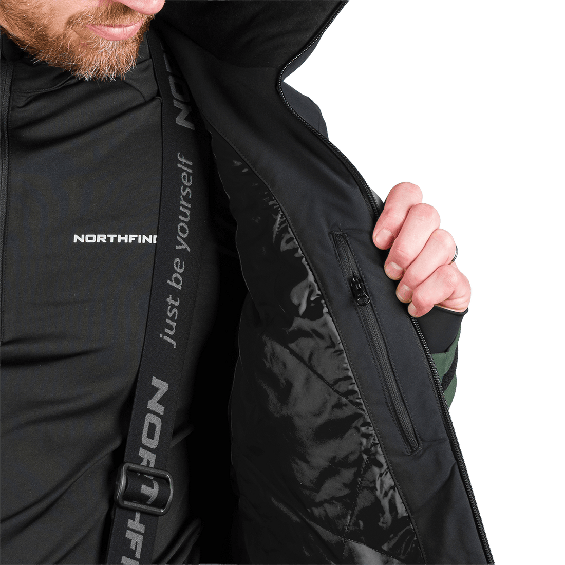 BU-5350SNW men's ski insulated trendy jacket BALINT