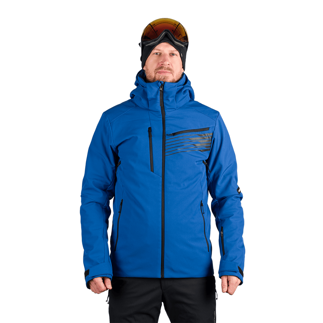 BU-5352SNW men's ski softshell insulated jacket BARTALAN