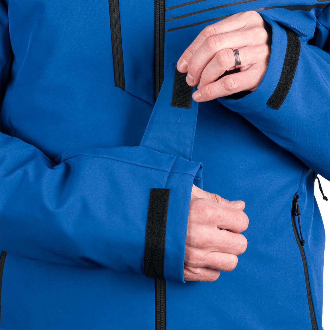 BU-5352SNW men's ski softshell insulated jacket BARTALAN