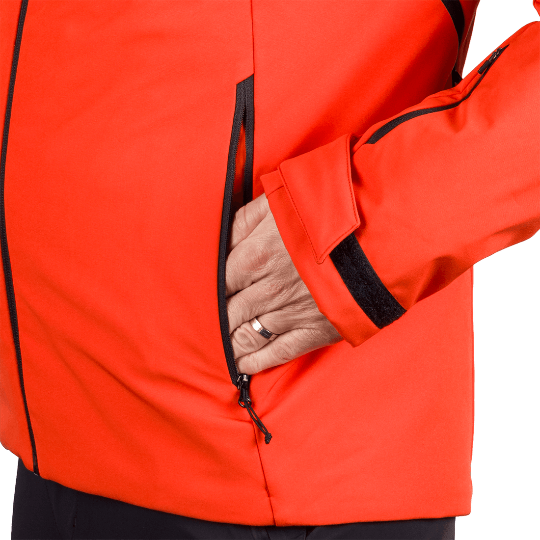 BU-5352SNW men's ski softshell insulated jacket BARTALAN
