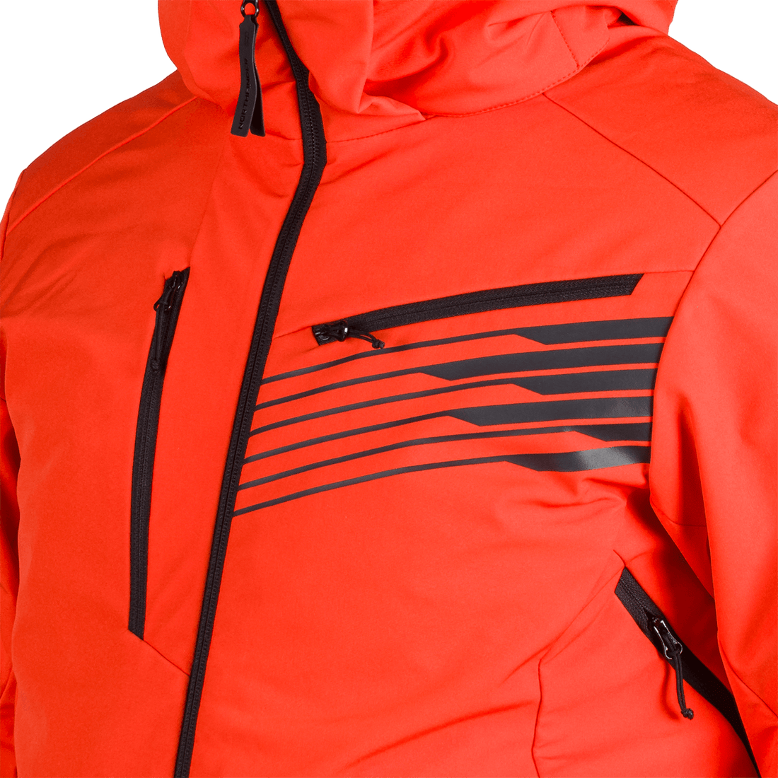 BU-5352SNW men's ski softshell insulated jacket BARTALAN