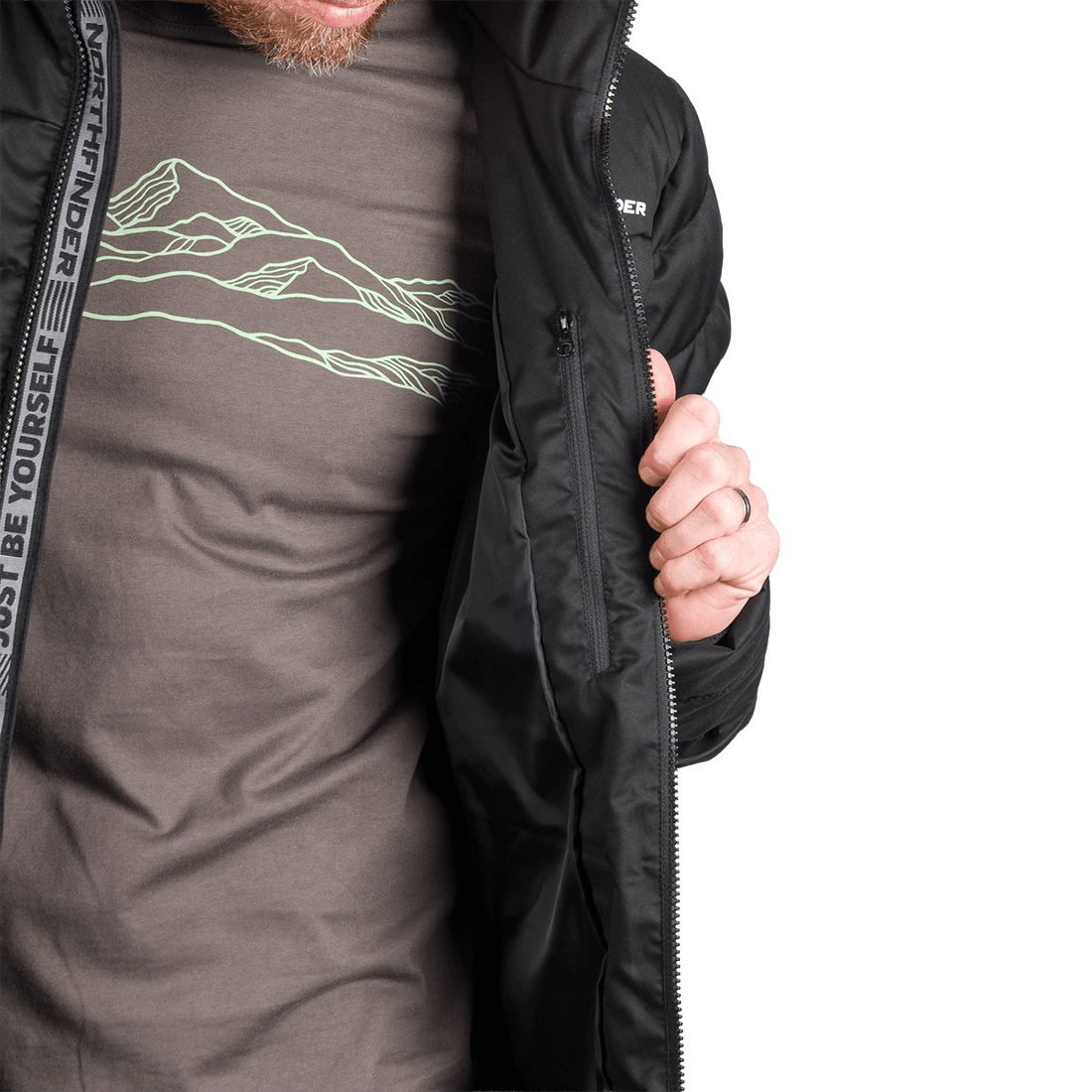 BU-5361SP men's winter sport insulated jacket MILOSH