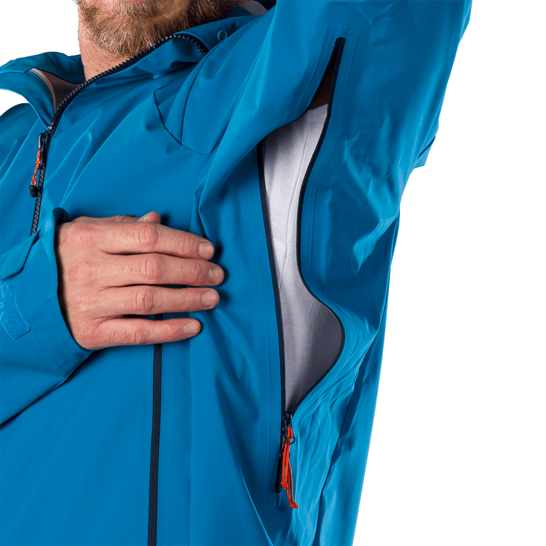 BU-5395OR men's outdoor windproof softshell jacket 3L LOUIE