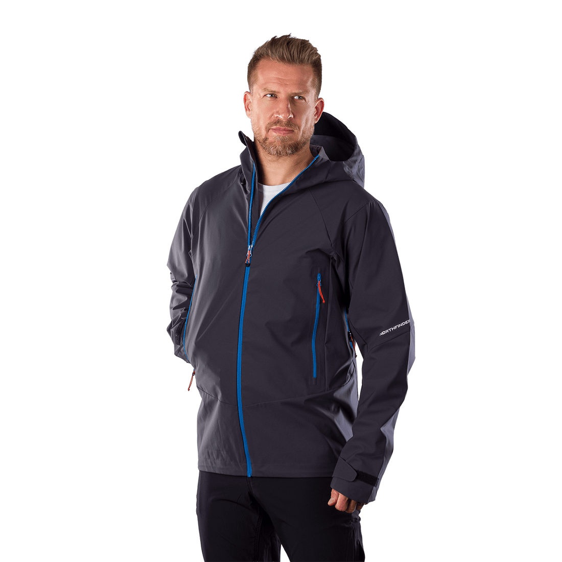 BU-5395OR men's outdoor windproof softshell jacket 3L LOUIE