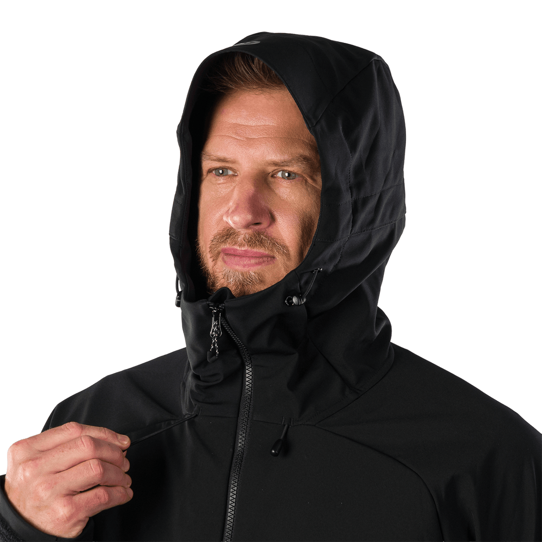 BU-5396OR men's outdoor softshell jacket 3L CLIFTON