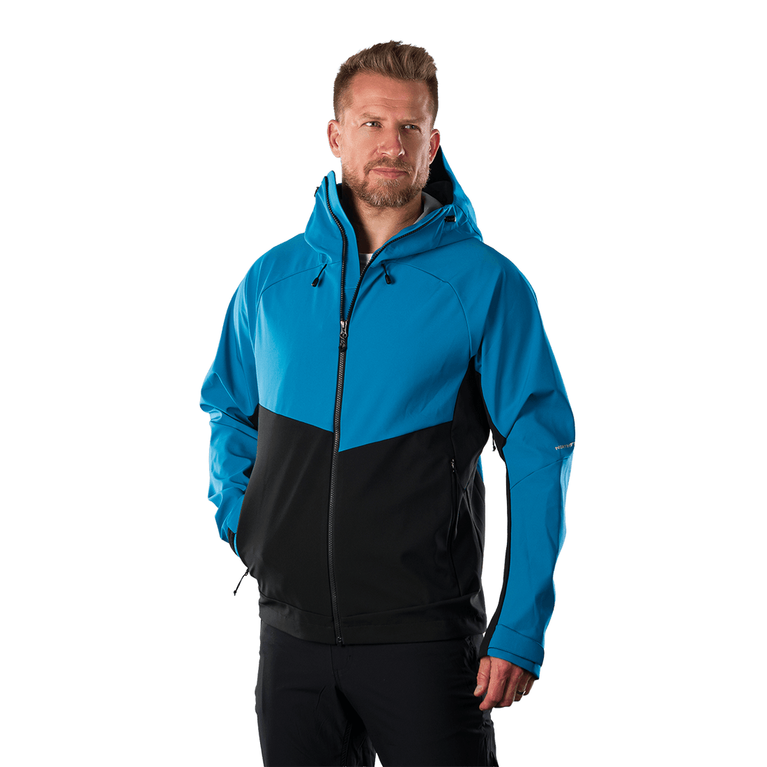 BU-5396OR men's outdoor softshell jacket 3L CLIFTON