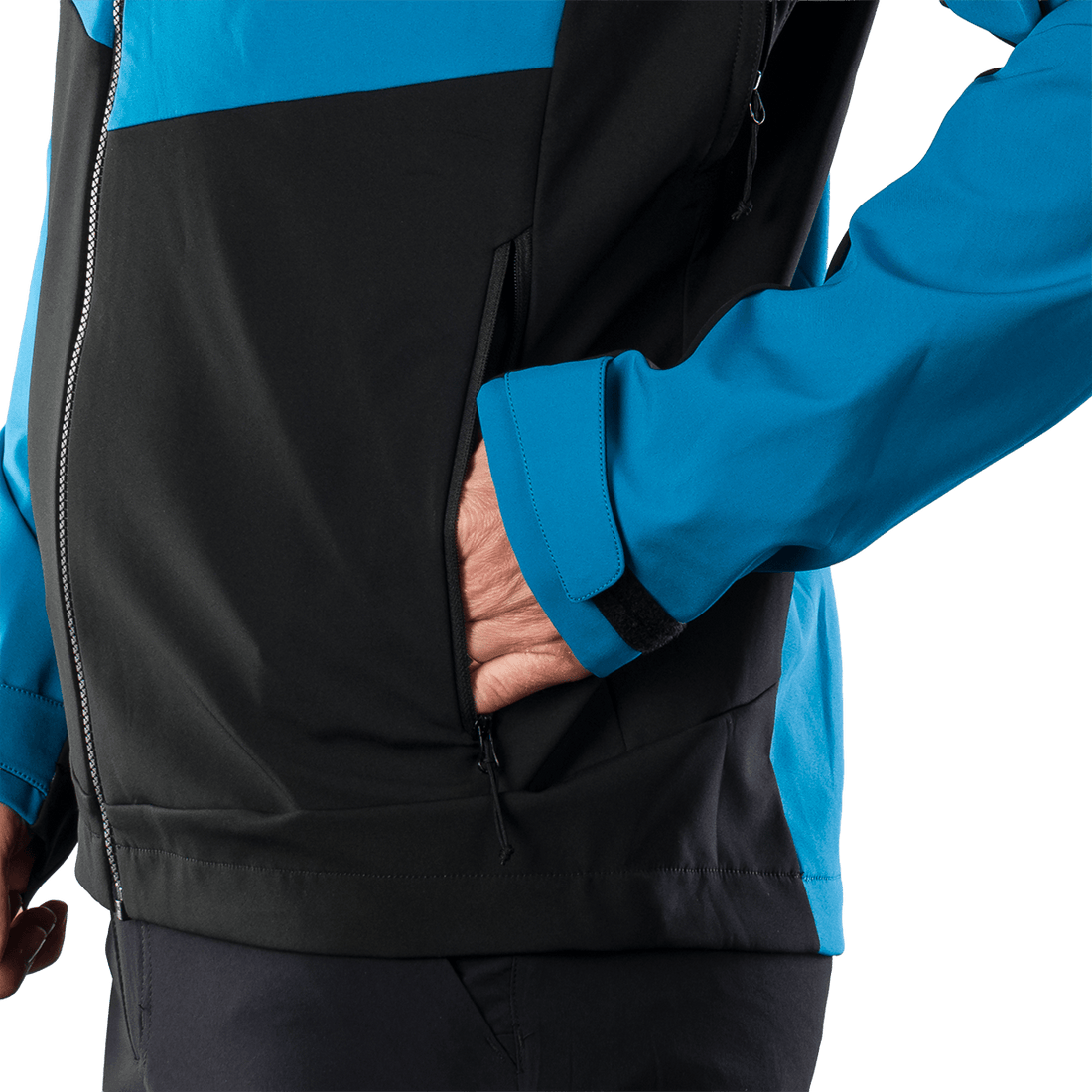 BU-5396OR men's outdoor softshell jacket 3L CLIFTON