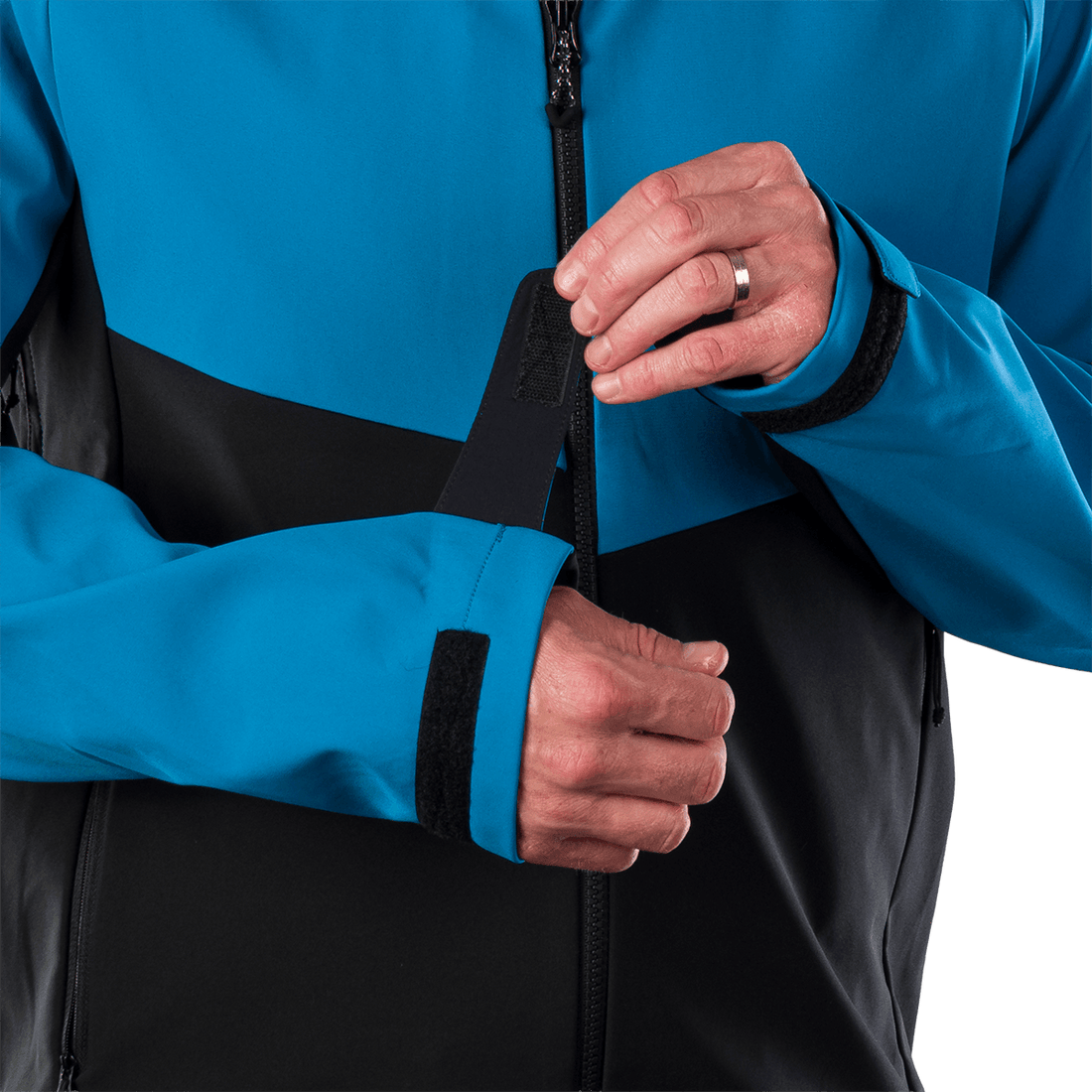 BU-5396OR men's outdoor softshell jacket 3L CLIFTON