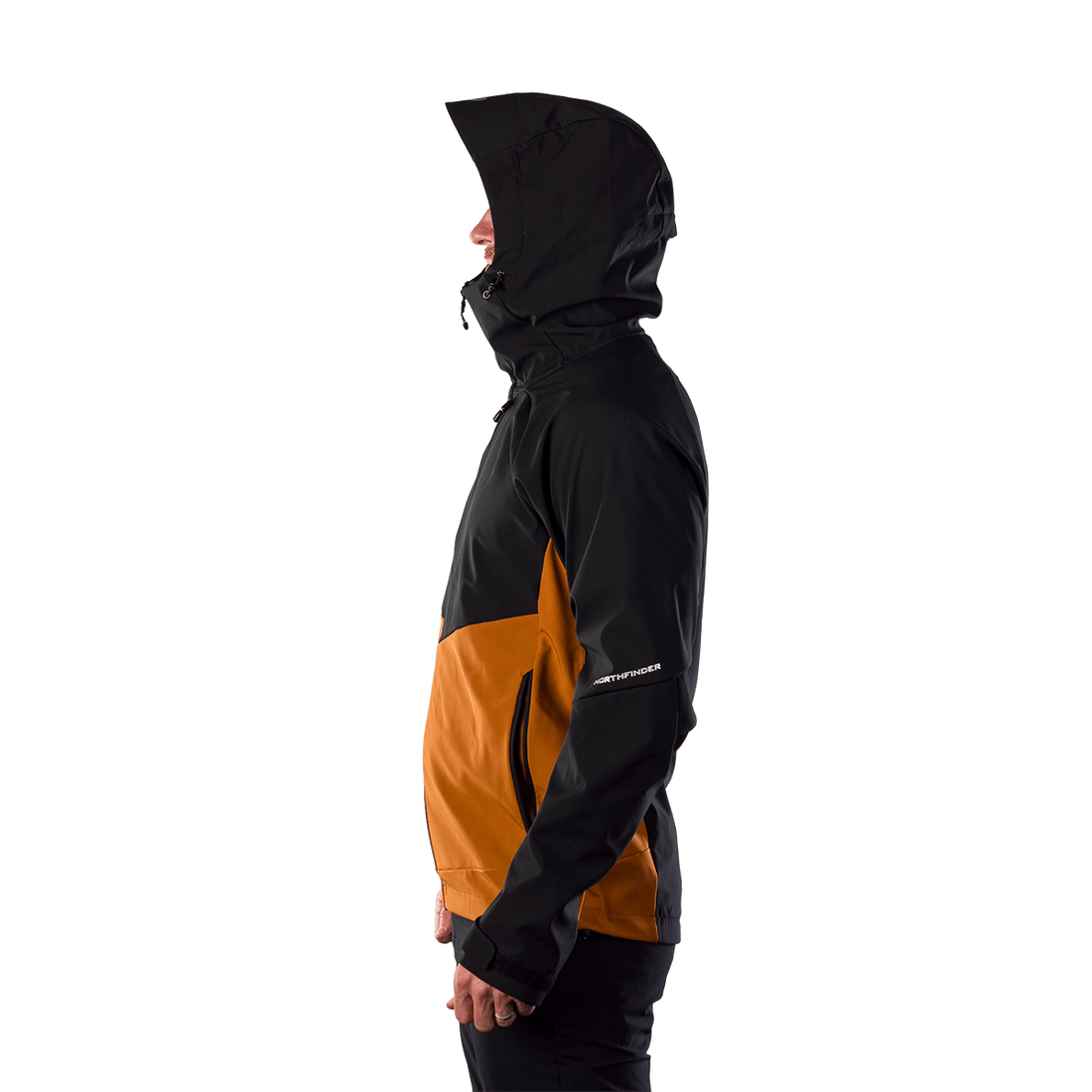 BU-5396OR men's outdoor softshell jacket 3L CLIFTON