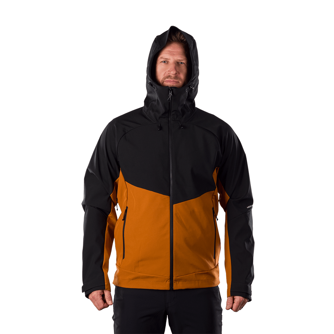 BU-5396OR men's outdoor softshell jacket 3L CLIFTON