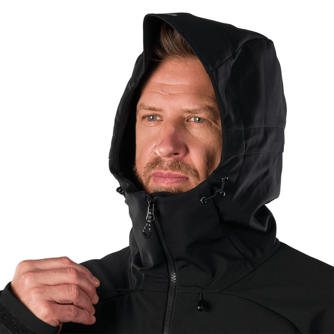 BU-5396OR men's outdoor softshell jacket 3L CLIFTON
