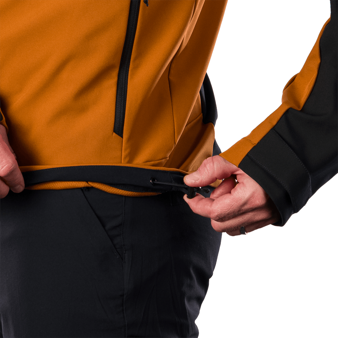 BU-5396OR men's outdoor softshell jacket 3L CLIFTON