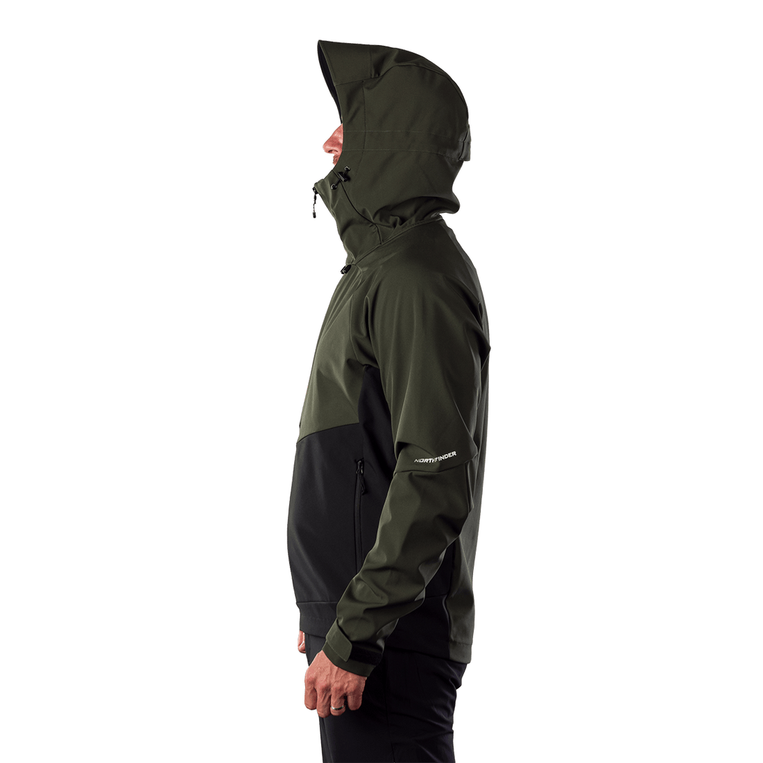 BU-5396OR men's outdoor softshell jacket 3L CLIFTON