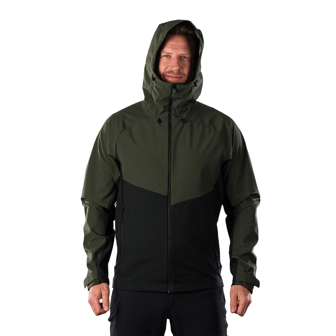BU-5396OR men's outdoor softshell jacket 3L CLIFTON