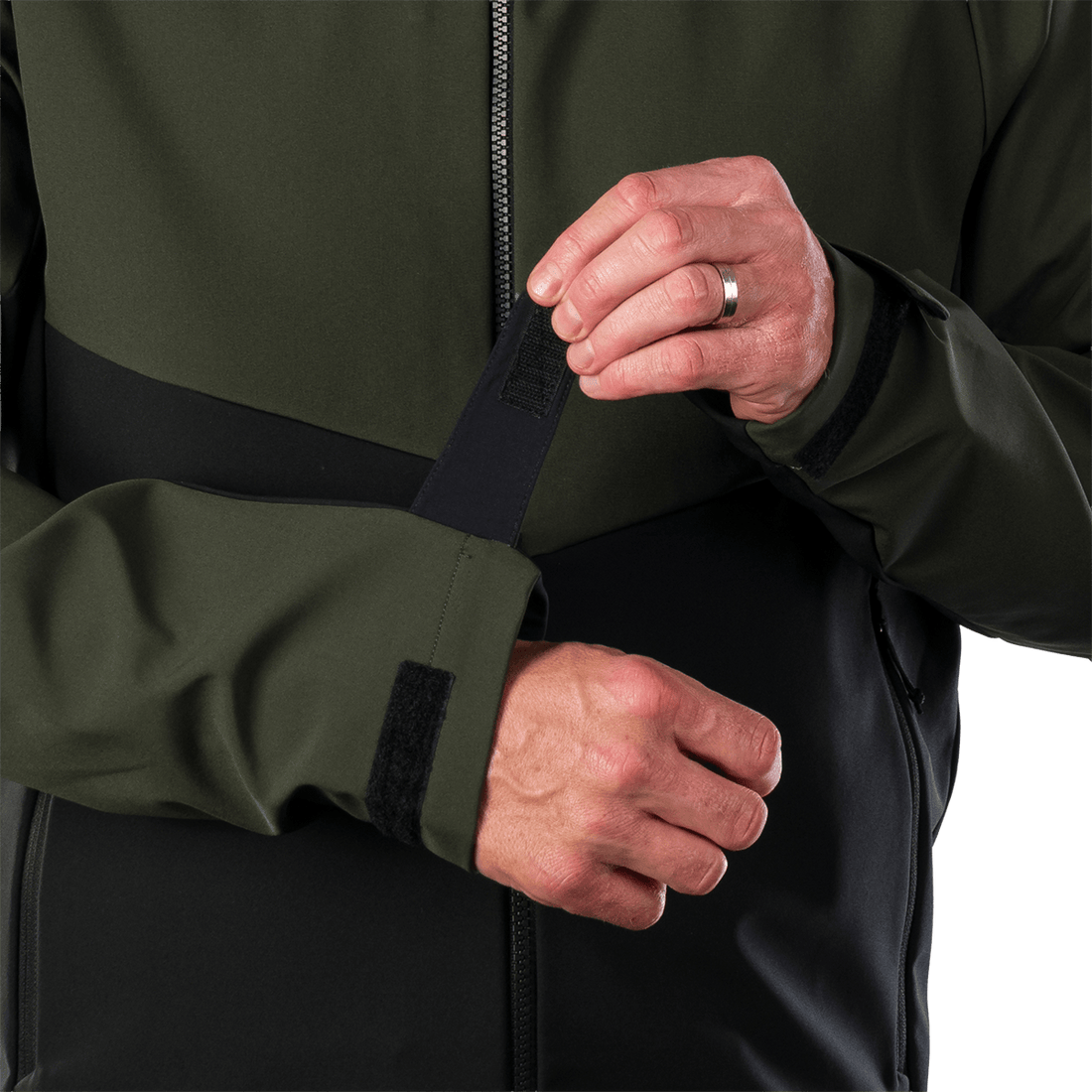 BU-5396OR men's outdoor softshell jacket 3L CLIFTON