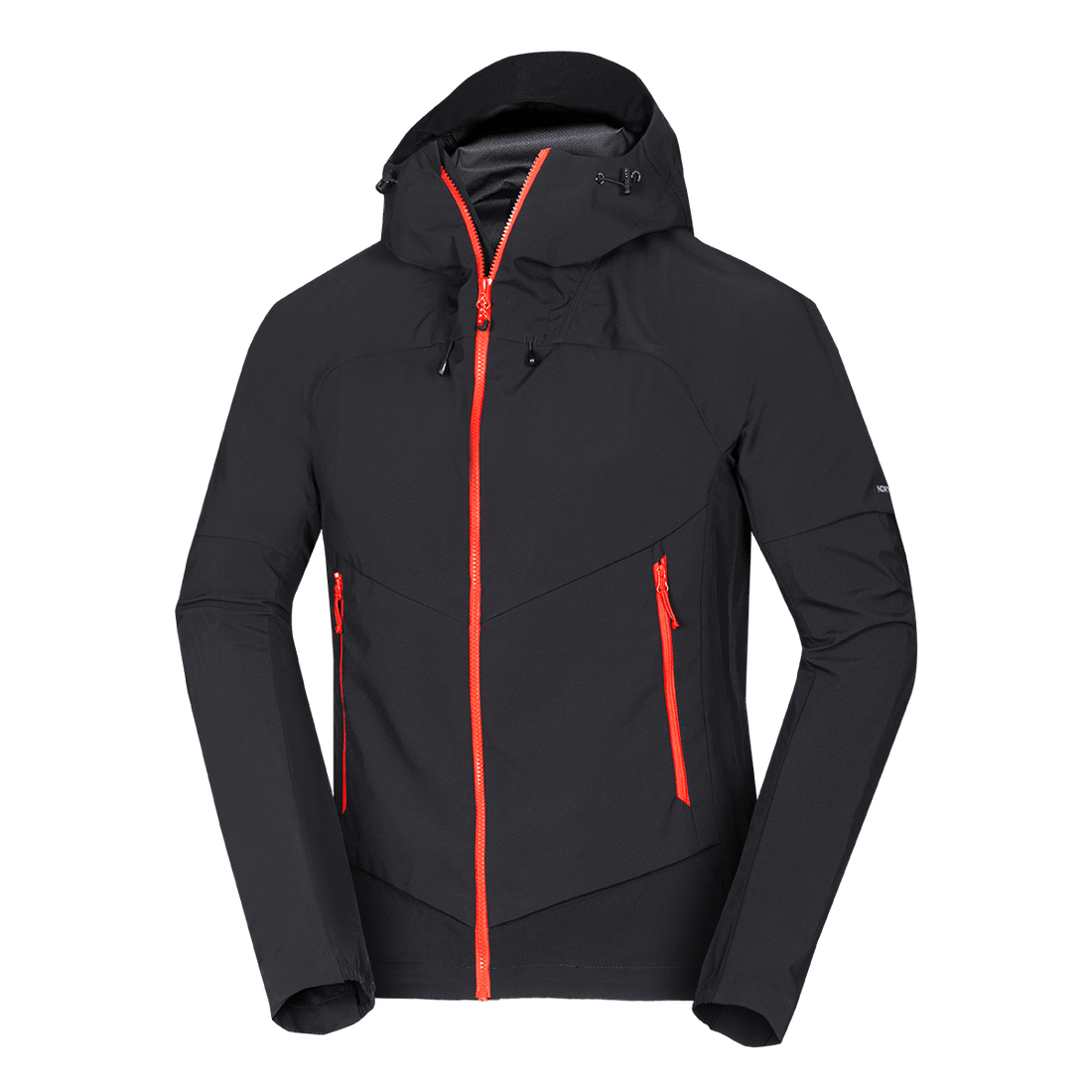 BU-5397OR men's trekking hybrid softshell jacket AMBROSE