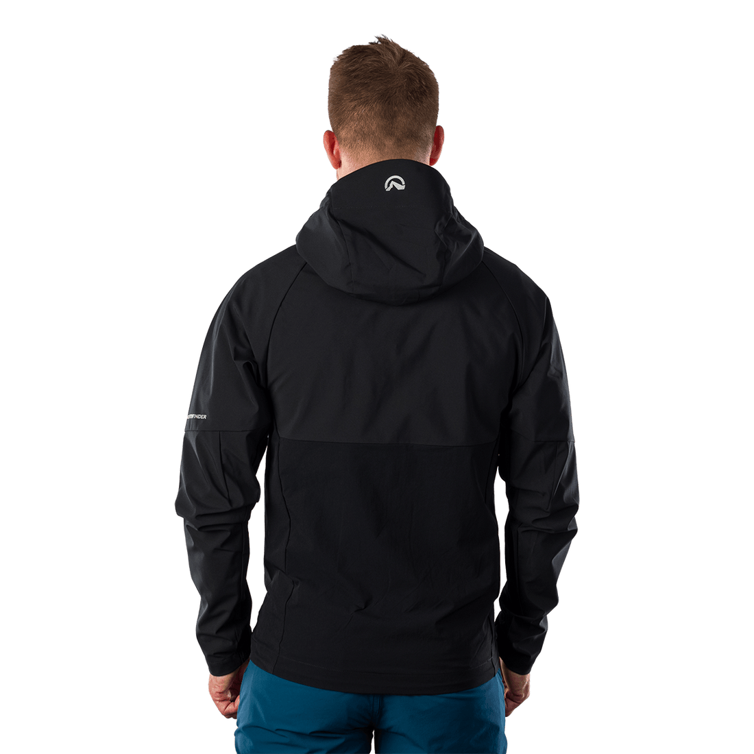 BU-5397OR men's trekking hybrid softshell jacket AMBROSE