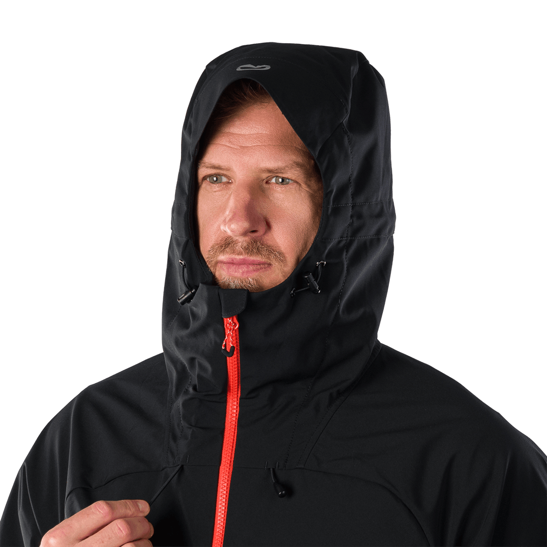 BU-5397OR men's trekking hybrid softshell jacket AMBROSE