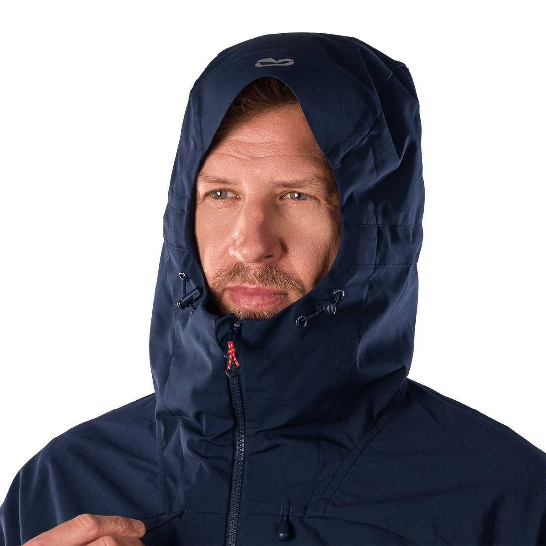 BU-5397OR men's trekking hybrid softshell jacket AMBROSE