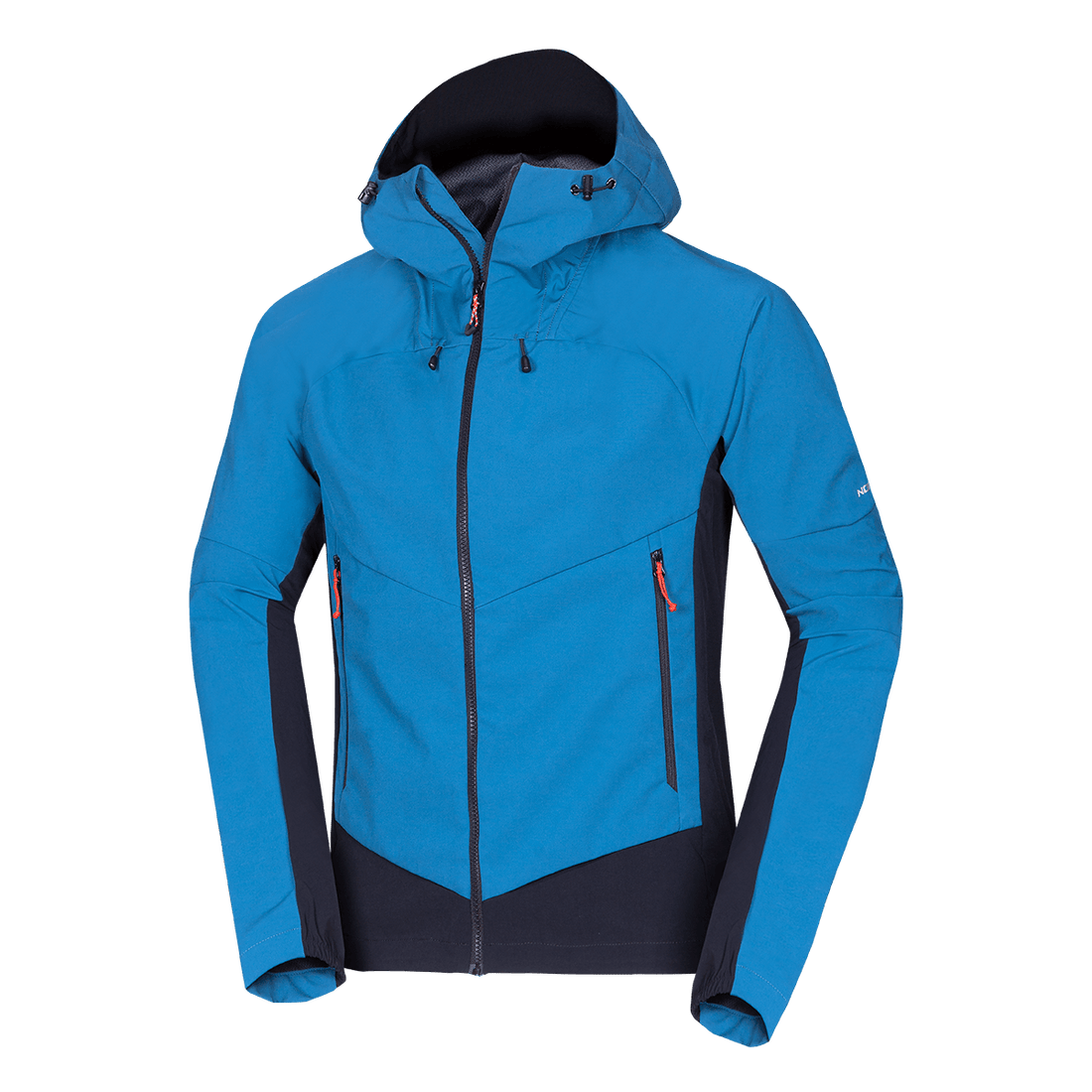 BU-5397OR men's trekking hybrid softshell jacket AMBROSE