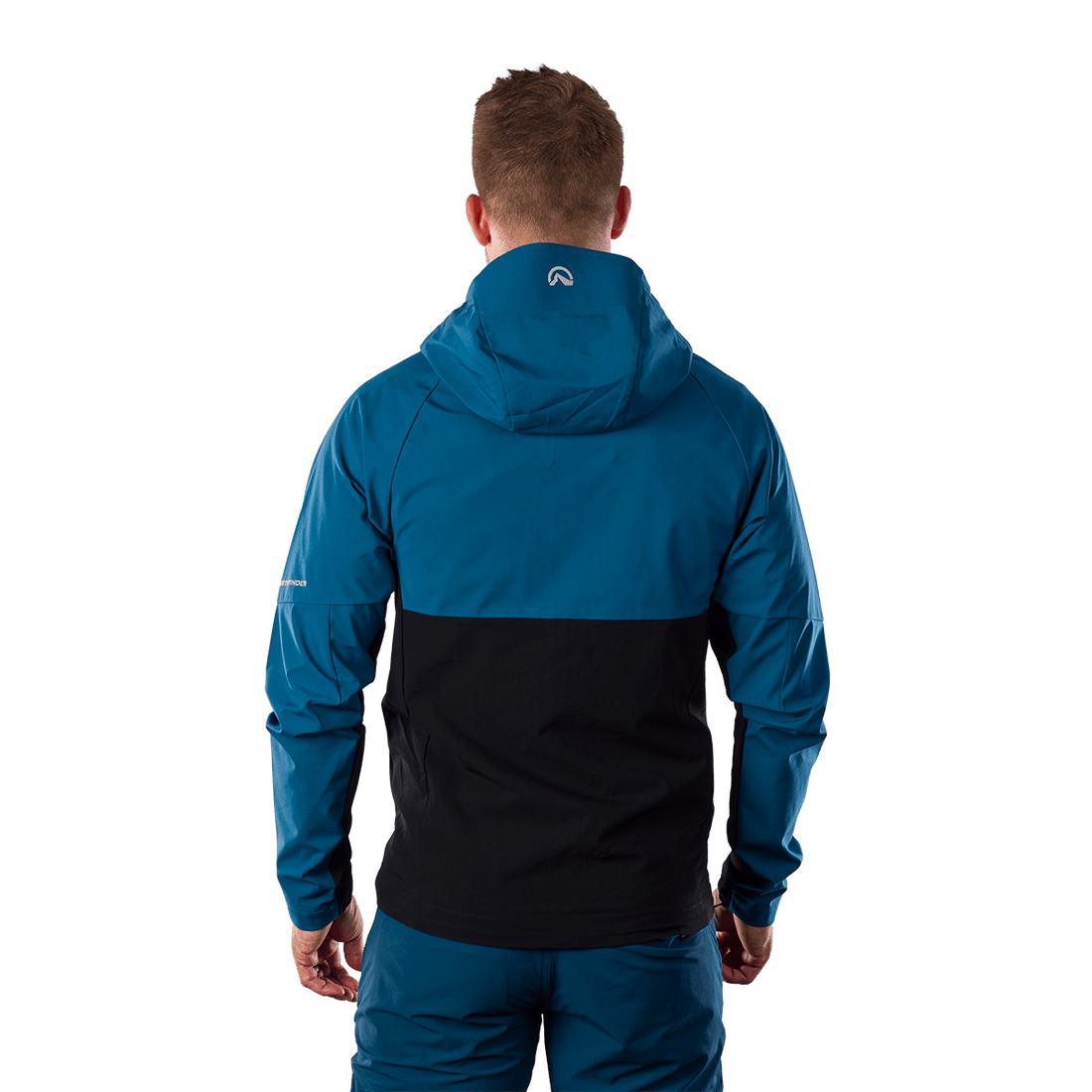 BU-5397OR men's trekking hybrid softshell jacket AMBROSE