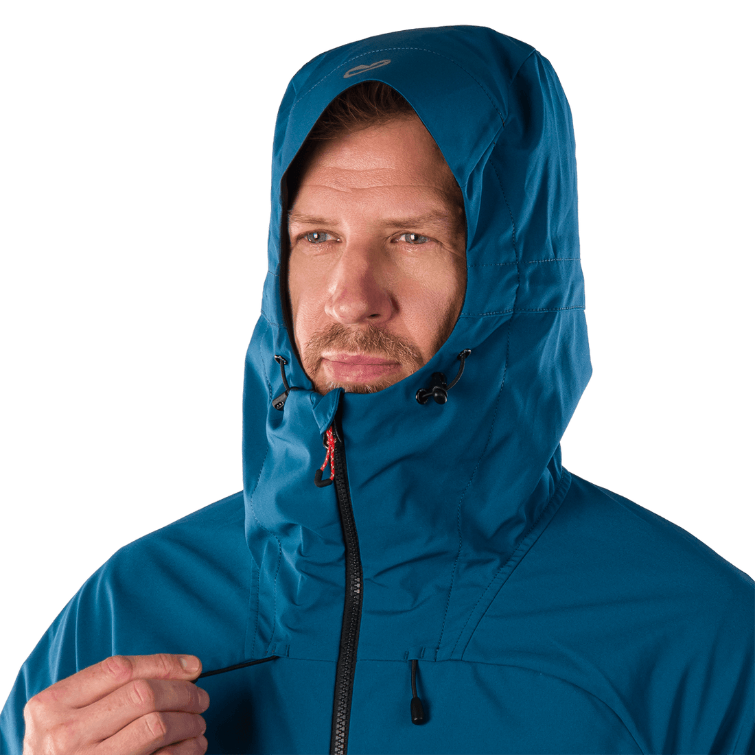 BU-5397OR men's trekking hybrid softshell jacket AMBROSE