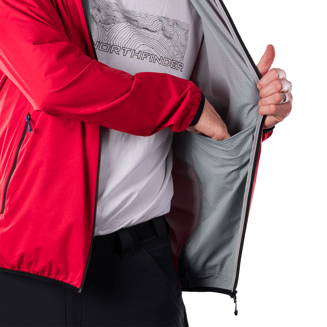 BU-5399OR men's lightweight jacket 2.5L BENEDICTO