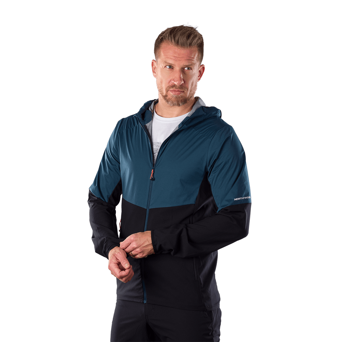 BU-5400OR men's trekking hybrid lightweight jacket BENJAMIN