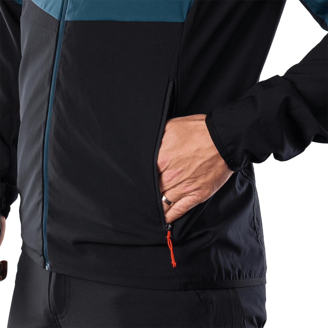 BU-5400OR men's trekking hybrid lightweight jacket BENJAMIN