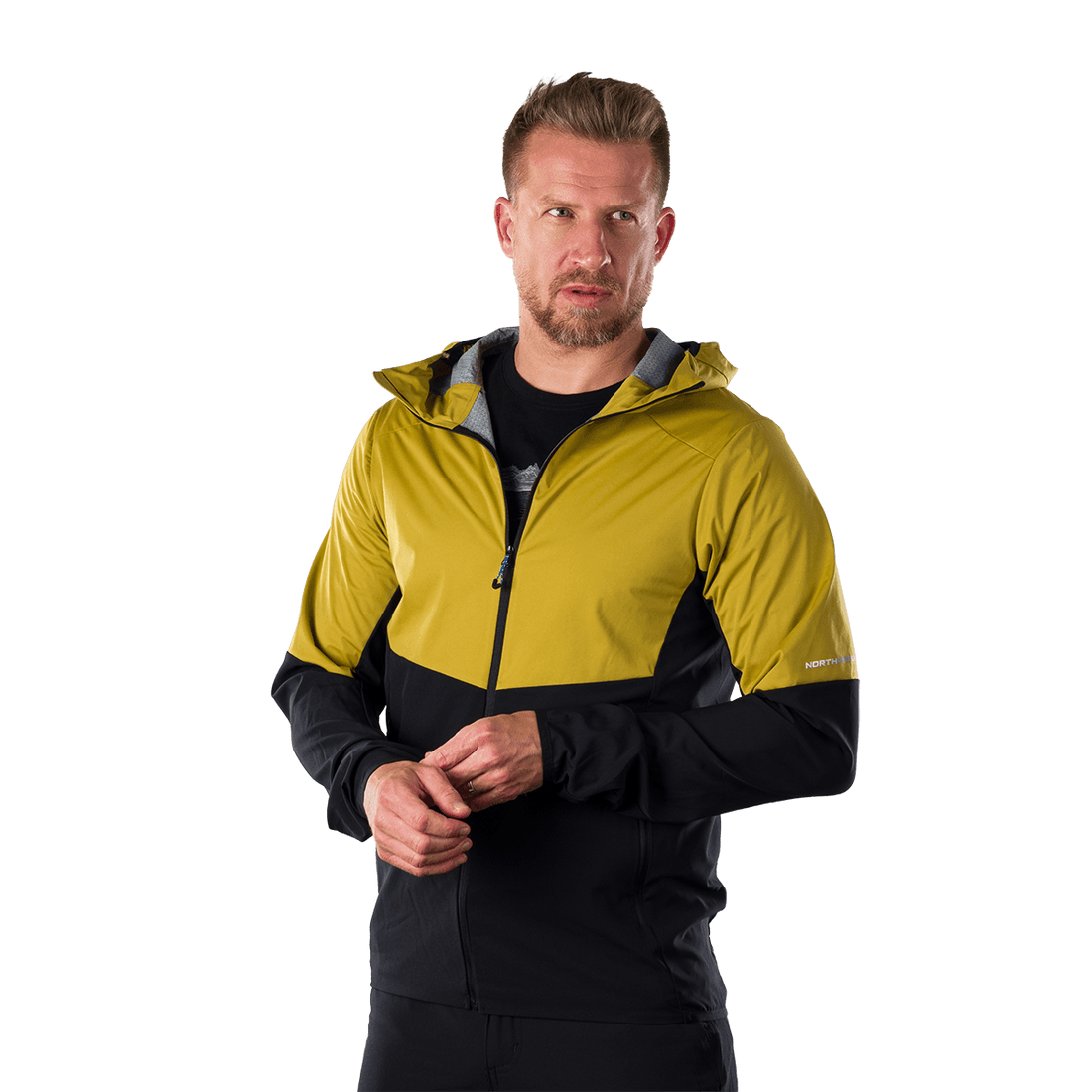 BU-5400OR men's trekking hybrid lightweight jacket BENJAMIN
