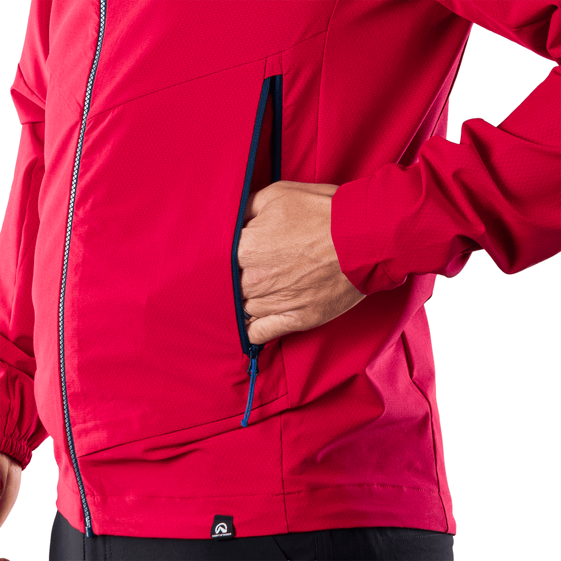 BU-5403OR men's trekking lightweight softshell jacket ABE