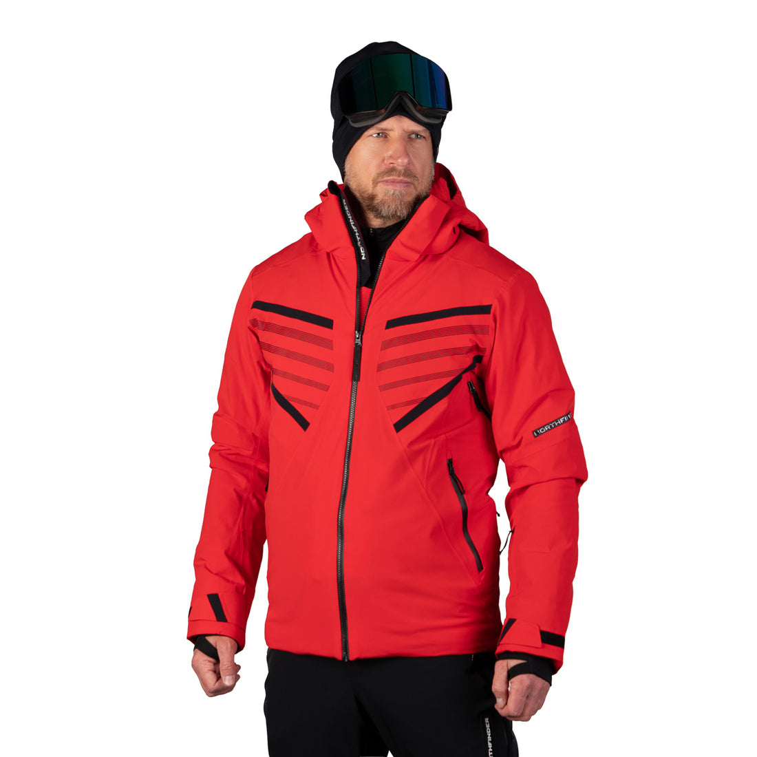 BU-5415SNW men's ski technical jacket fully featured FINNLEY