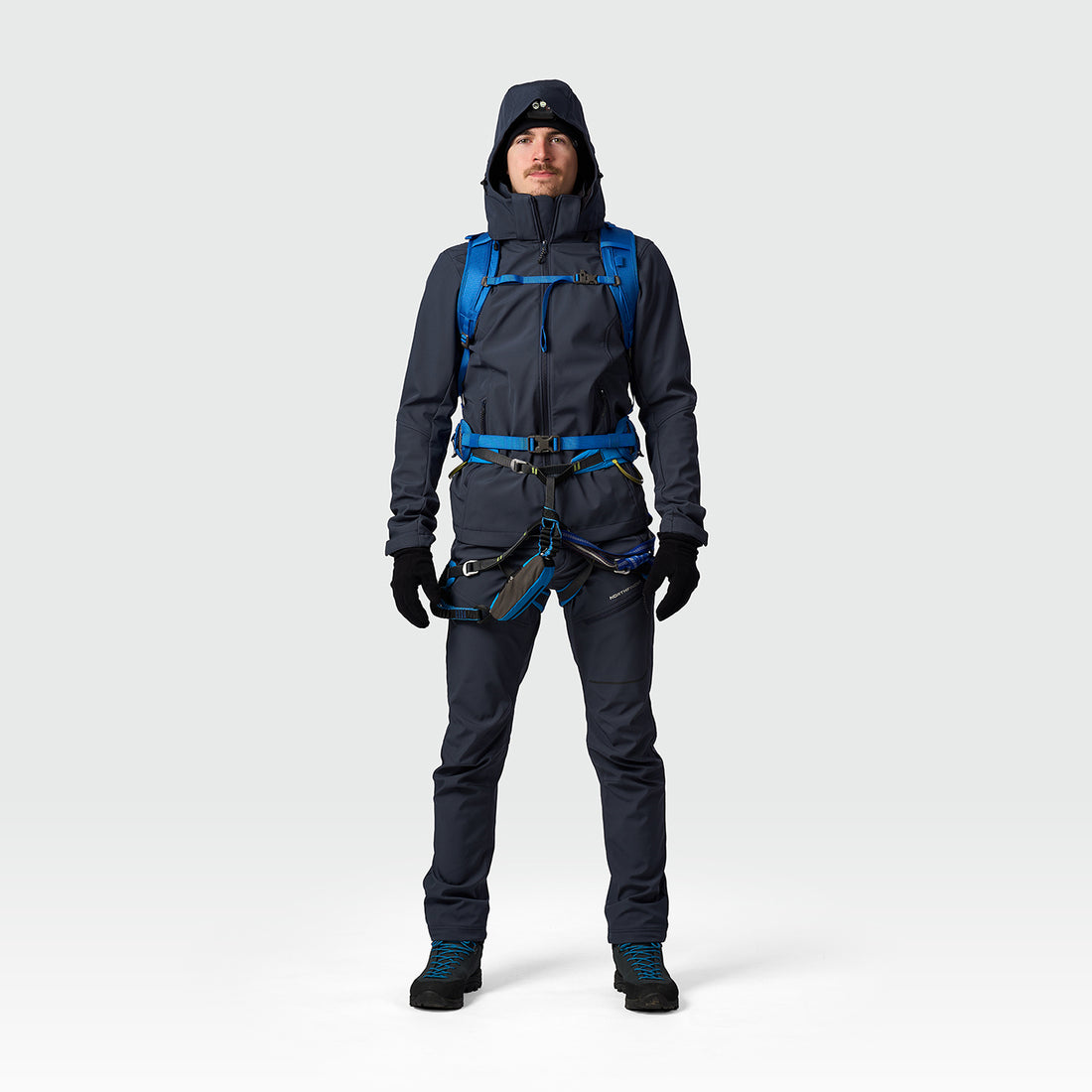 BU-5441OR men's softshell hood off jacket 3L ANASTACC