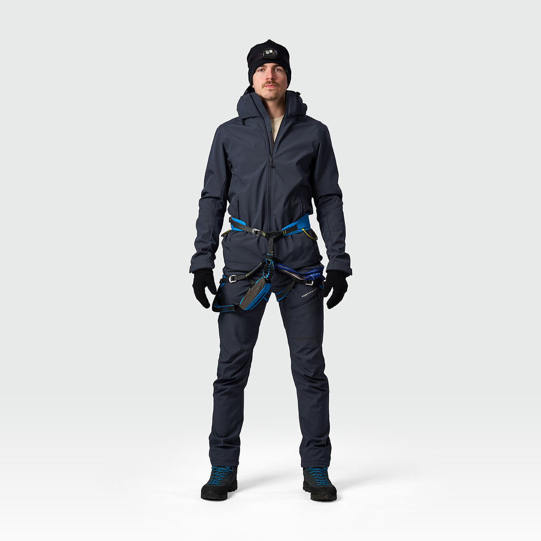 BU-5441OR men's softshell hood off jacket 3L ANASTACC
