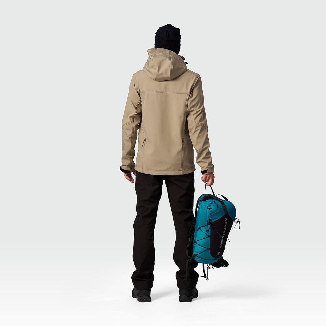 BU-5441OR men's softshell hood off jacket 3L ANASTACC