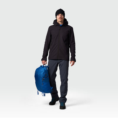 BU-5442OR men's trekking softshell jacket BARTOLOME