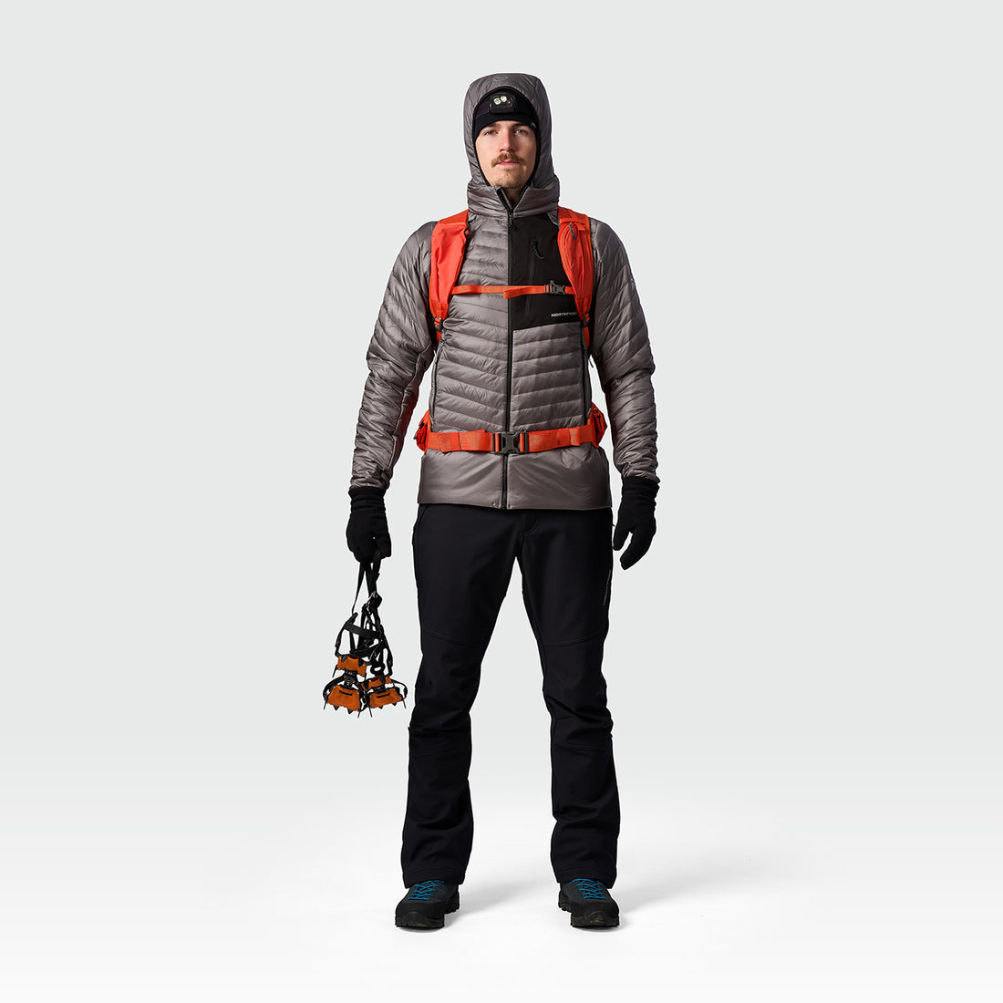 BU-5443OR men's outdoor light insulated jacket CHACIN