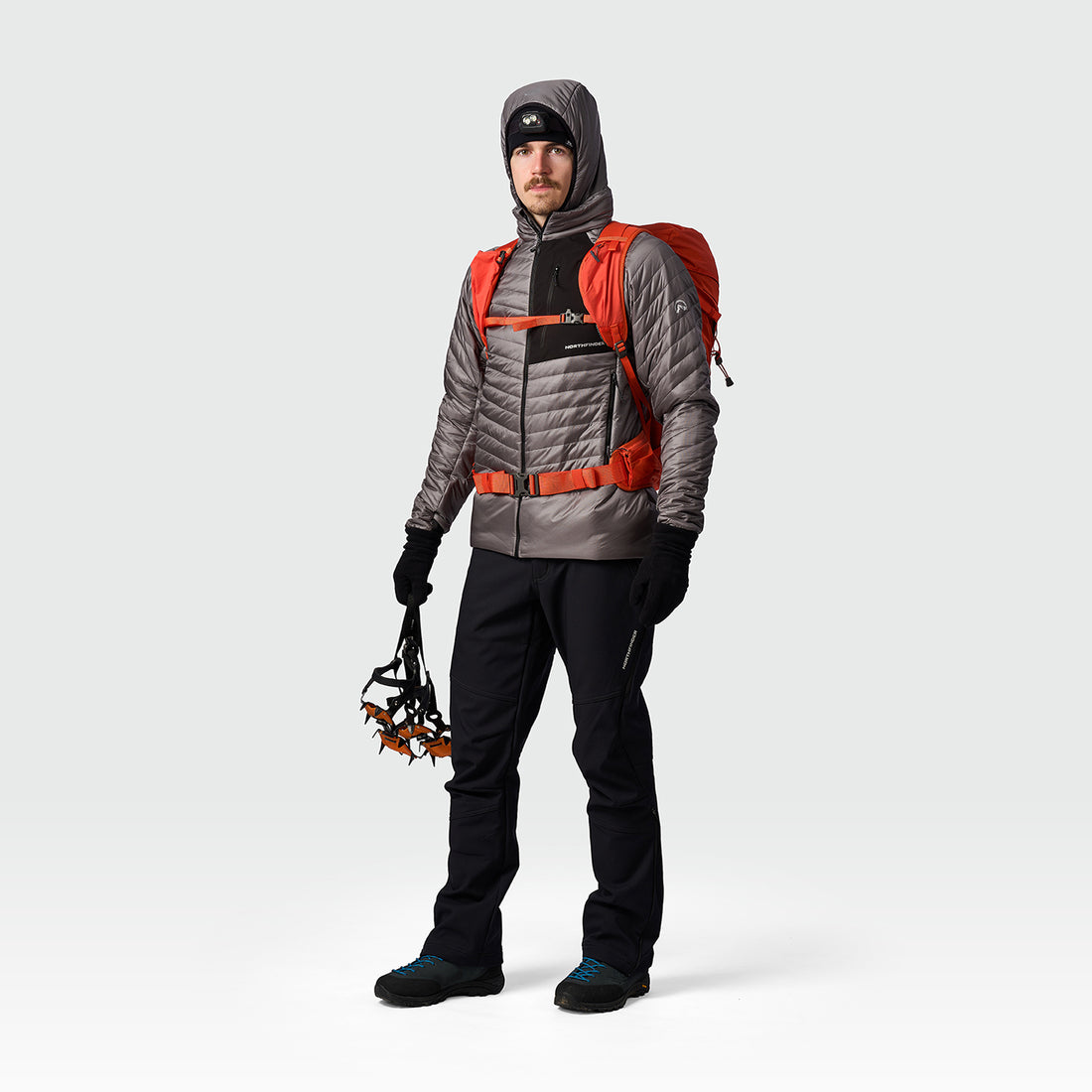 BU-5443OR men's outdoor light insulated jacket CHACIN