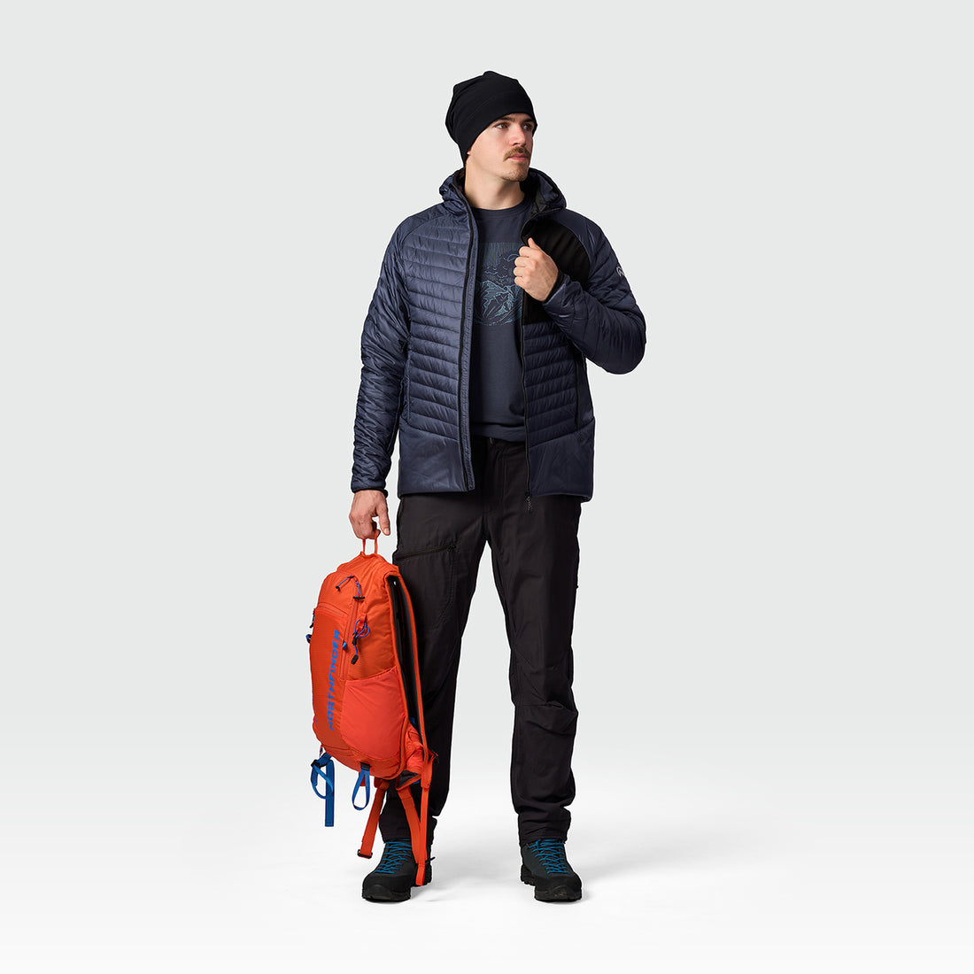 BU-5443OR men's outdoor light insulated jacket CHACIN