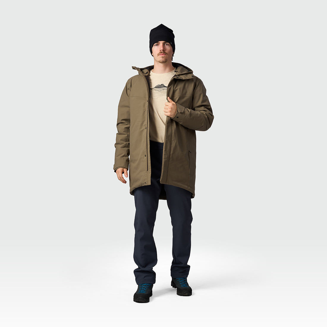BU-5447OR men's urban comfort outershell 2L coat MOIS